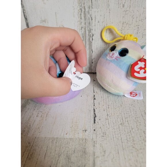 Ty beanie baby hope bear Heather cat plush keychain - Picture 6 of 8